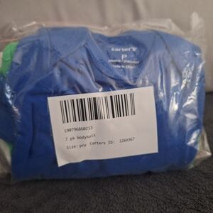 Preemie bodysuit 7pk Carters